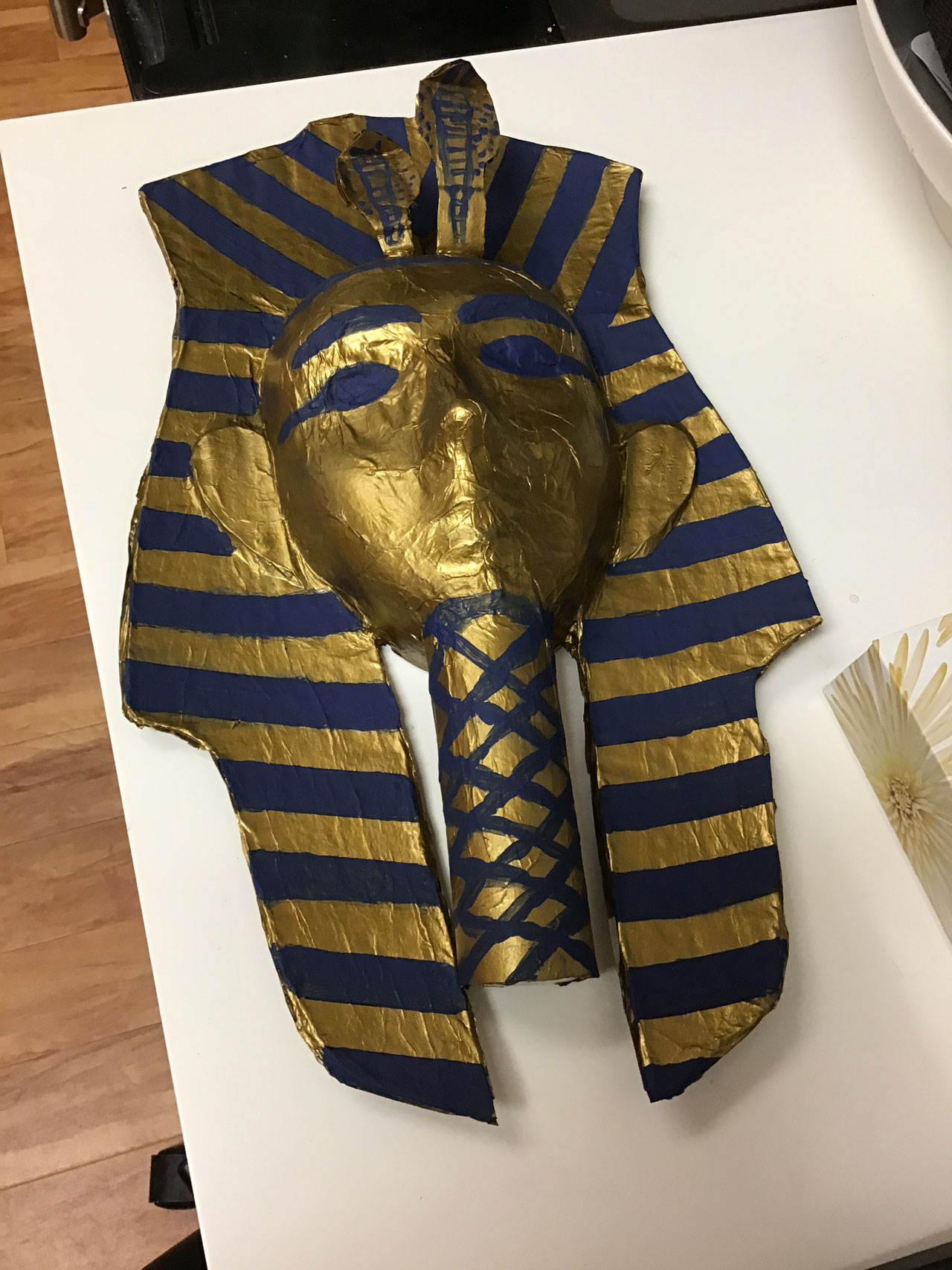 paper mache mask